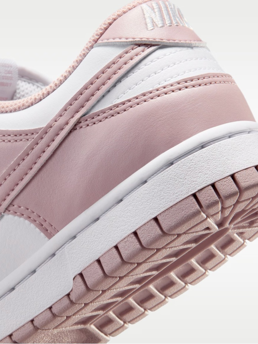 Nike Dunk Low Women’s “White Particle Rose” Sneakers Pink White Size 7 - Picture 13 of 13